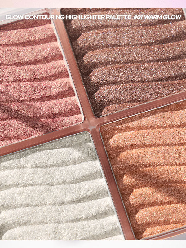 WAKEMAKE Glow Contouring Highlighter Palette 7.8g