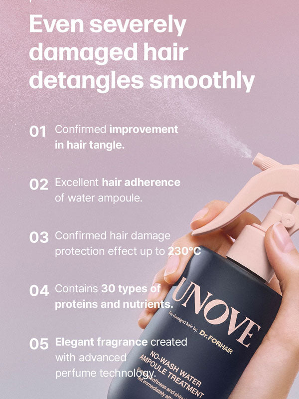 Unove No-wash Water Ampoule Treatment 200ml
