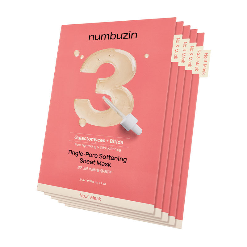 numbuzin No.3 Tingle-Pore Softening Sheet Mask 27ml