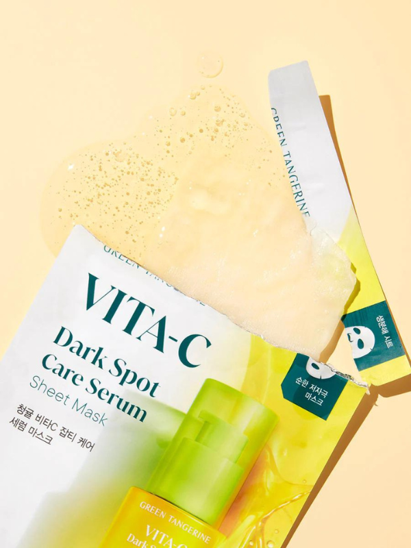 Goodal Green Tangerine Vita C Dark Spot Care Serum Sheet Mask 28g