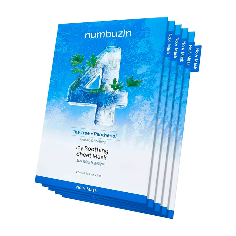 numbuzin No.4 Icy Soothing Sheet Mask 27ml