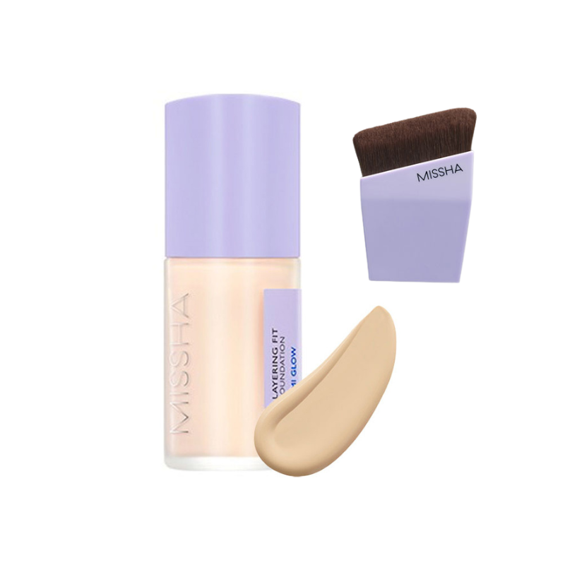 MISSHA Layering Fit Foundation Semi Glow Set 30ml