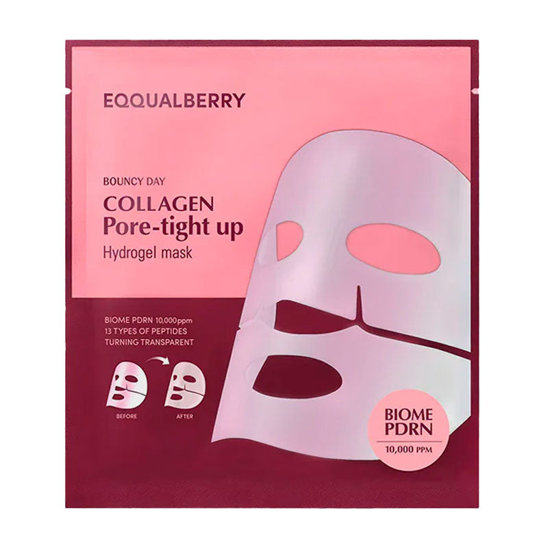 Eqqualberry Collagen Pore-tight up Hydrogel Mask