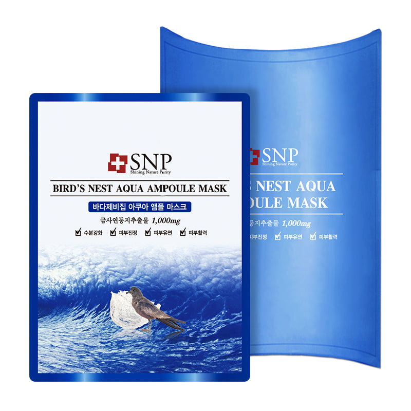 SNP Bird's Nest Aqua Ampoule Mask 25ml