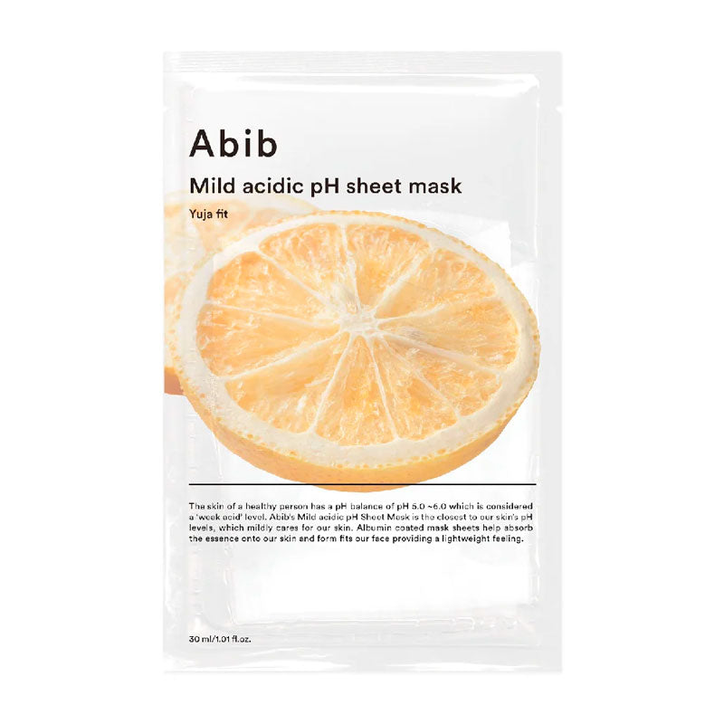 Abib Mild Acidic pH Sheet Mask #Yuja Fit 30ml
