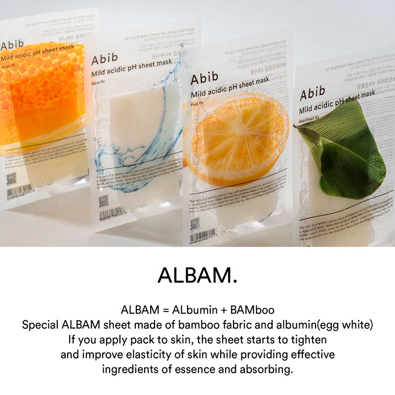 Abib Mild Acidic pH Sheet Mask #Honey Fit 30ml
