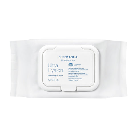 MISSHA Super Aqua Ultra Hyalron Cleansing Oil Wipes 30 sheets