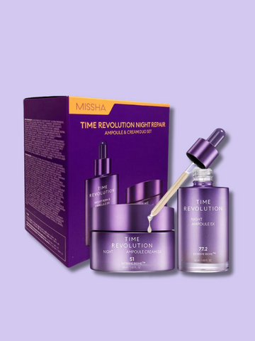 MISSHA Time Revolution Night Ampoule & Cream Duo Set