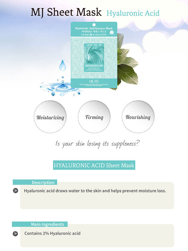 MIJIN Mask Hyaluronic Acid 23g