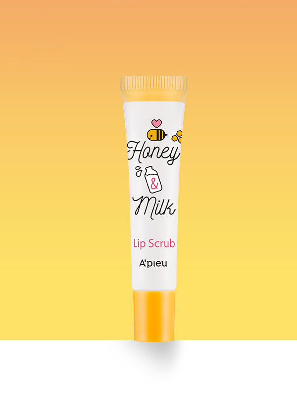 APIEU Honey & Milk Lip Scrub 8ml