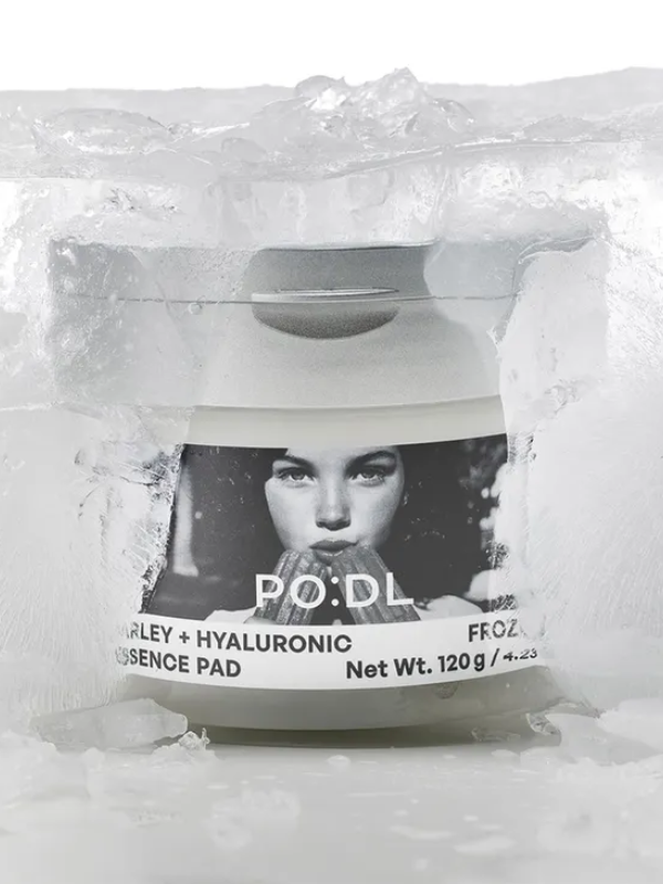 PO:DL Barley Hyaluronic Frozen40 Essence Pads 120g / 70pcs