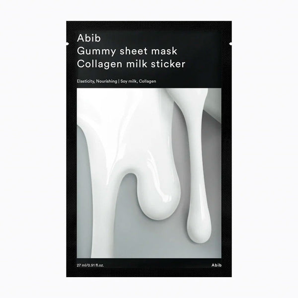 Abib Gummy Sheet Mask #Collagen Milk Sticker 27ml