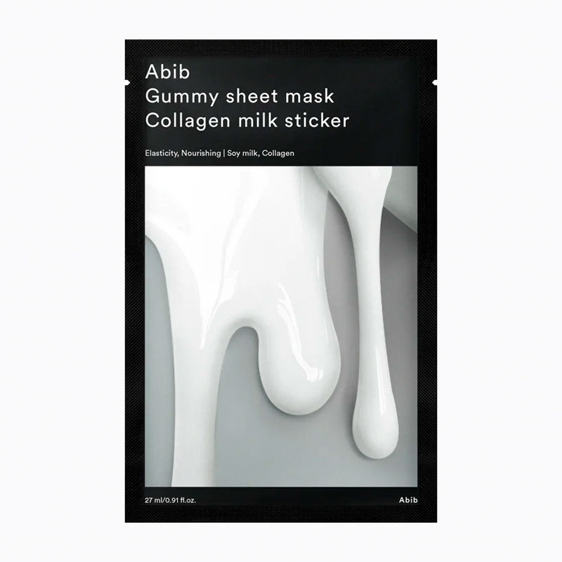 Abib Gummy Sheet Mask #Collagen Milk Sticker 27ml