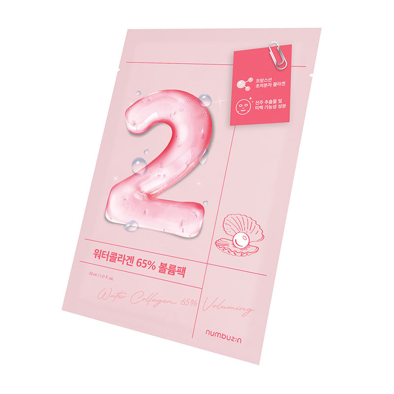 numbuzin No.2 Water Collagen 65% Voluming Sheet Mask