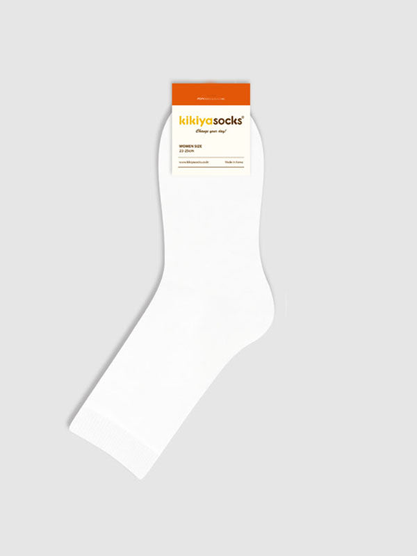 Basic Solid Color Quarter Socks