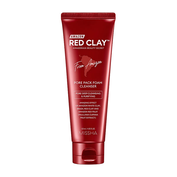 MISSHA Amazon Red Clay Pore Pack Foam Cleanser 120ml