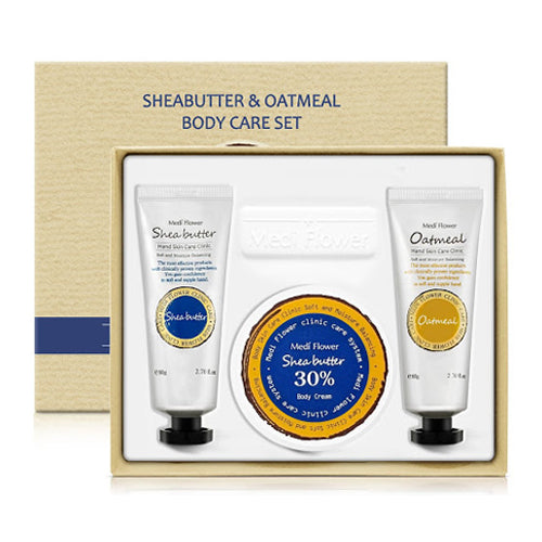 Medi Flower Shea Butter & Oatmeal Body Care Set