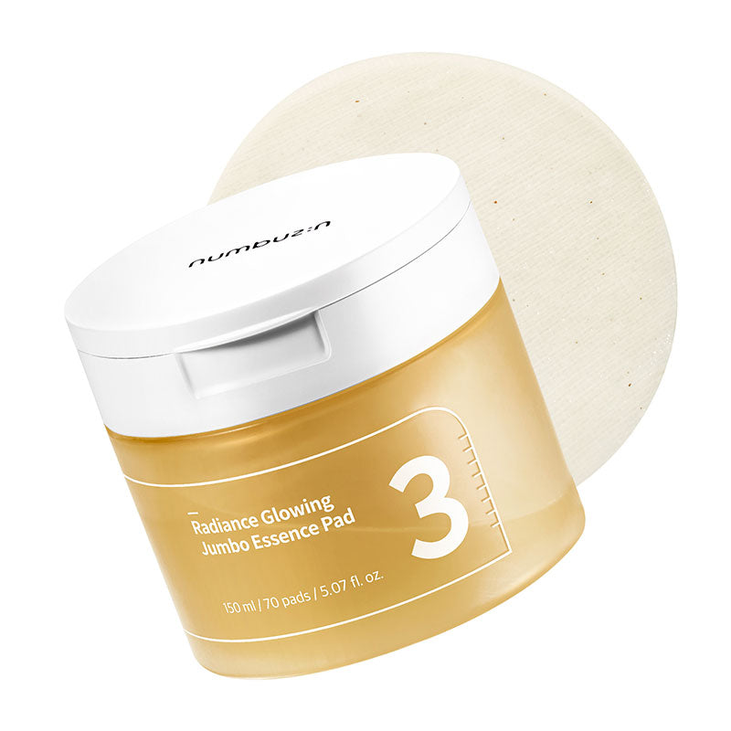 numbuzin No.3 Radiance Glowing Jumbo Essence Pad 150ml / 70pads
