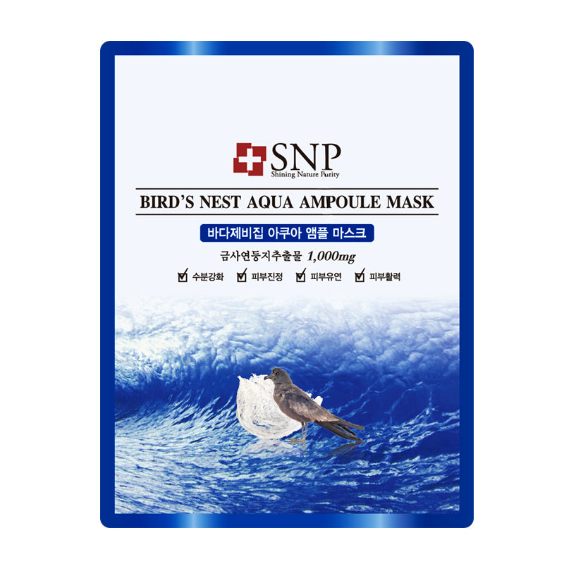 SNP Bird's Nest Aqua Ampoule Mask 25ml