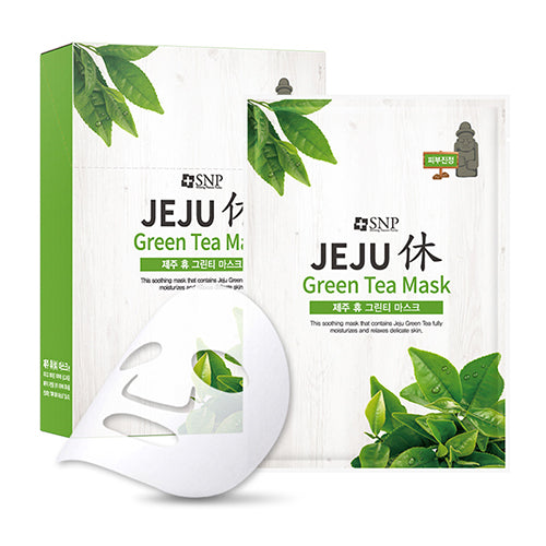 SNP Jeju Rest Green Tea Mask 22ml
