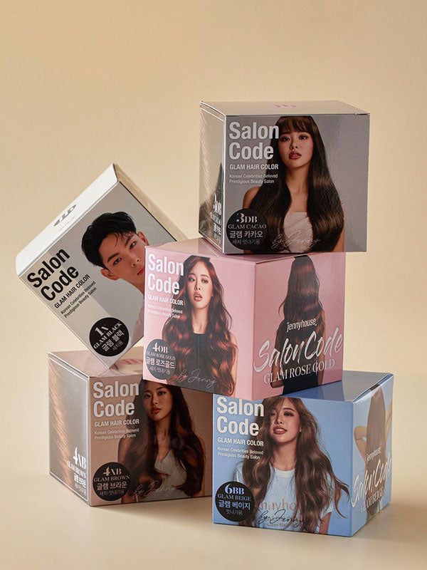 Jennyhouse Salon Code Glam Hair Color 70ml*2
