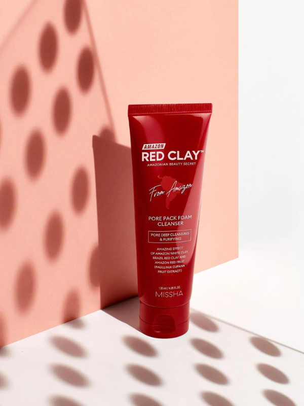 MISSHA Amazon Red Clay Pore Pack Foam Cleanser 120ml