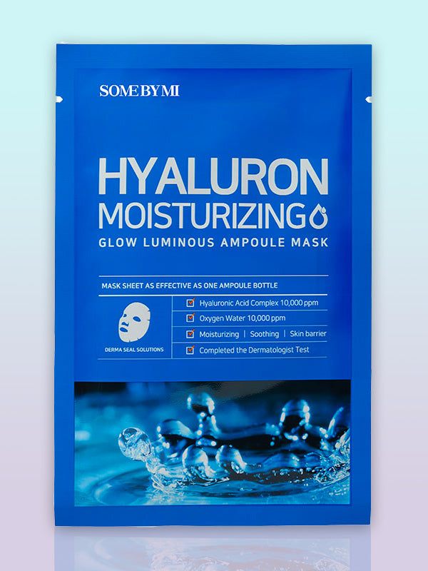 SOME BY MI Hyaluron Moisturizing Glow Luminous Ampoule Mask 1 PC