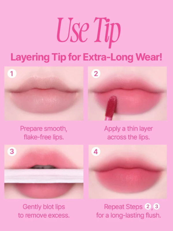 fwee Pink Obsession Stay-Fit Lip Tint 3.8g