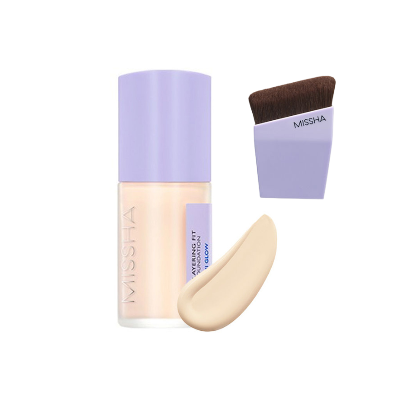 MISSHA Layering Fit Foundation Semi Glow Set 30ml