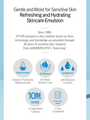 Etude House Soonjung 10 Free Moist Emulsion 130ml