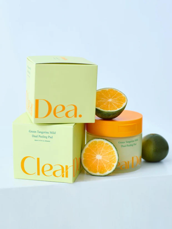 ClearDea Green Tangerine Mild Dual Peeling Pad 140ml / 50 pads