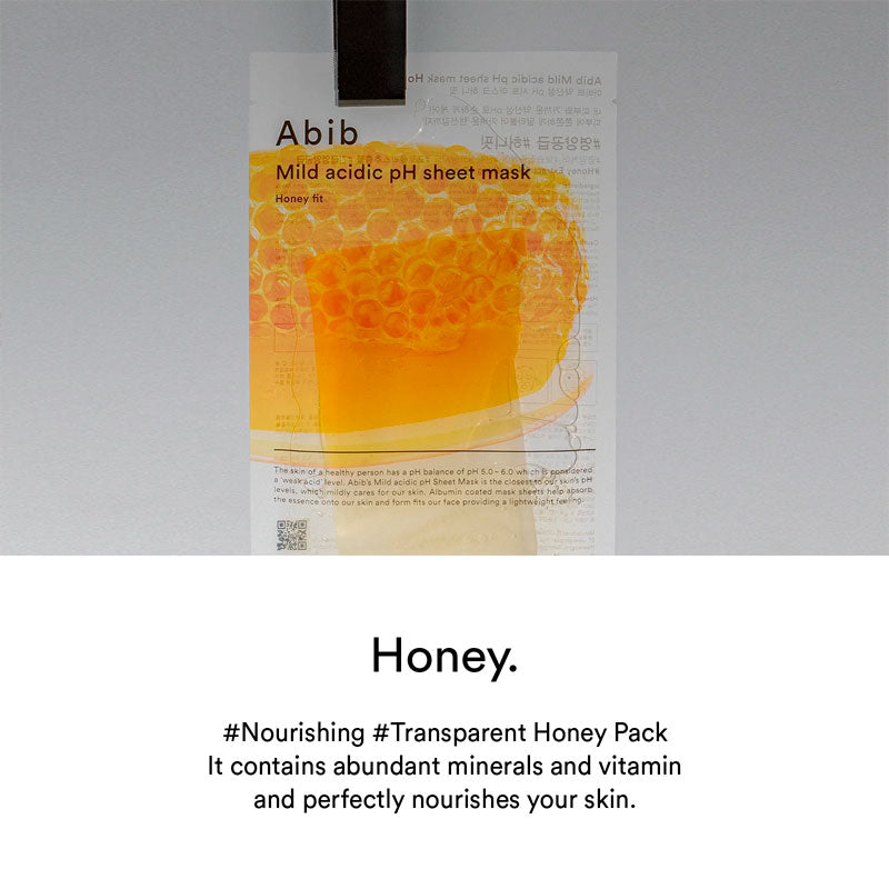 Abib Mild Acidic pH Sheet Mask #Honey Fit 30ml
