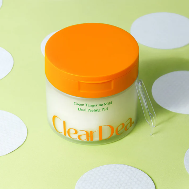 ClearDea Green Tangerine Mild Dual Peeling Pad 140ml / 50 pads