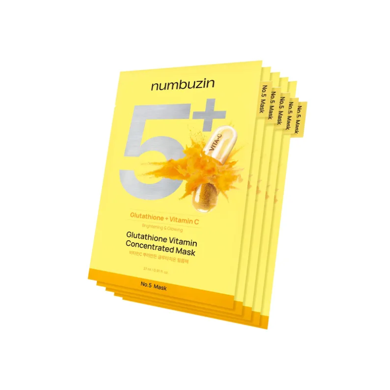 numbuzin No.5+ Glutathione Vitamin Concentrated Mask 27ml
