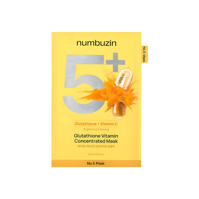 numbuzin No.5+ Glutathione Vitamin Concentrated Mask 27ml