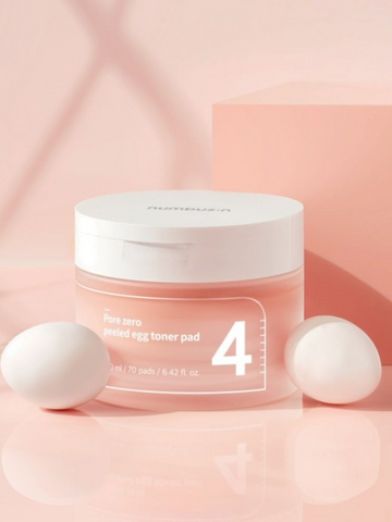 numbuzin No.4 Pore Zero Peeled Egg Toner Pad 190ml / 70pads