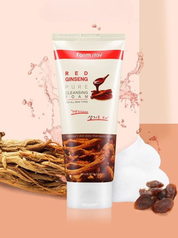 Farm stay Pure Cleansing Foam Red Ginseng 180ml