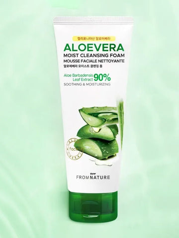 From Nature Aloevera Moist Cleansing Foam 150g