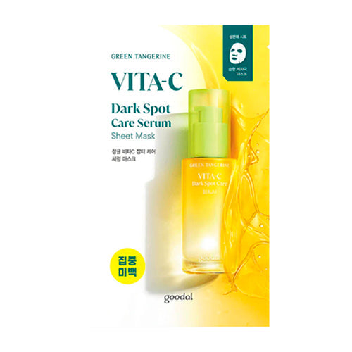Goodal Green Tangerine Vita C Dark Spot Care Serum Sheet Mask 28g