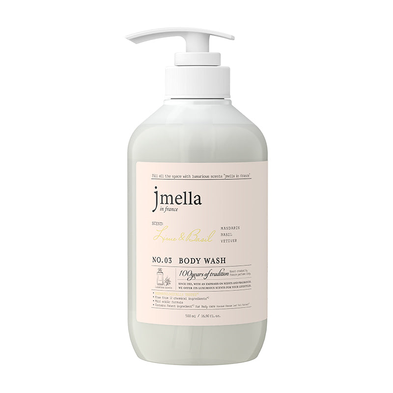 Jmella In France Lime & Basil Body Wash 500ml