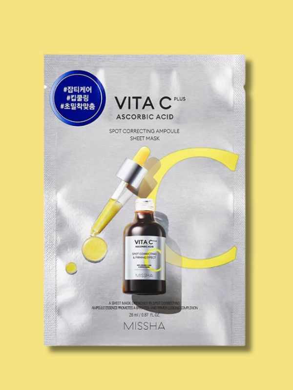 MISSHA Vita C Plus Spot Correcting Ampoule Sheet Mask 26ml