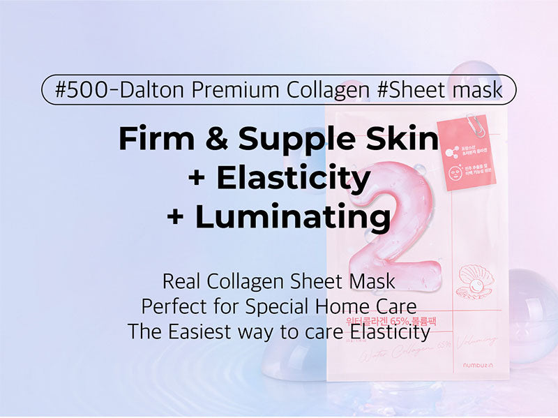 numbuzin No.2 Water Collagen 65% Voluming Sheet Mask