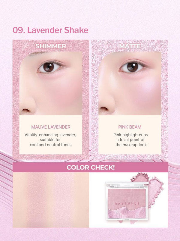 WAKEMAKE Sheer Layering Dual Blusher 5g