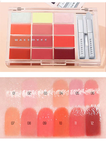 WAKEMAKE Soft Coloring Lip Palette 12g